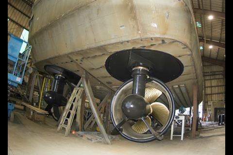 The new AG Mcilwain-designed tug features a pair of Veth Z-drives. (Image: Cummins)